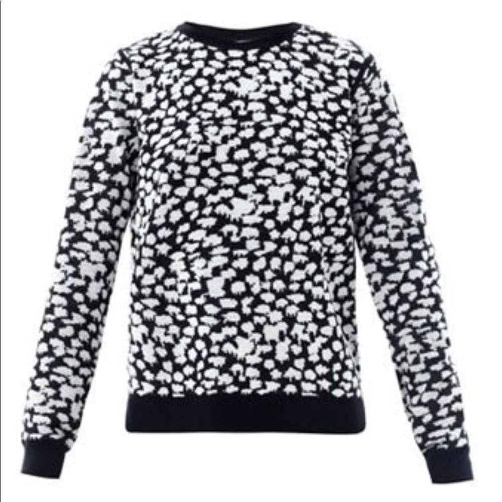 A.L.C tatum wool sweater print sz XS
